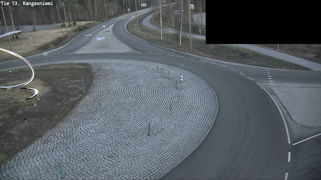 Weather Camera Image Väg 13 Kangasniemi, Kangasniemi, Etelä-Savo