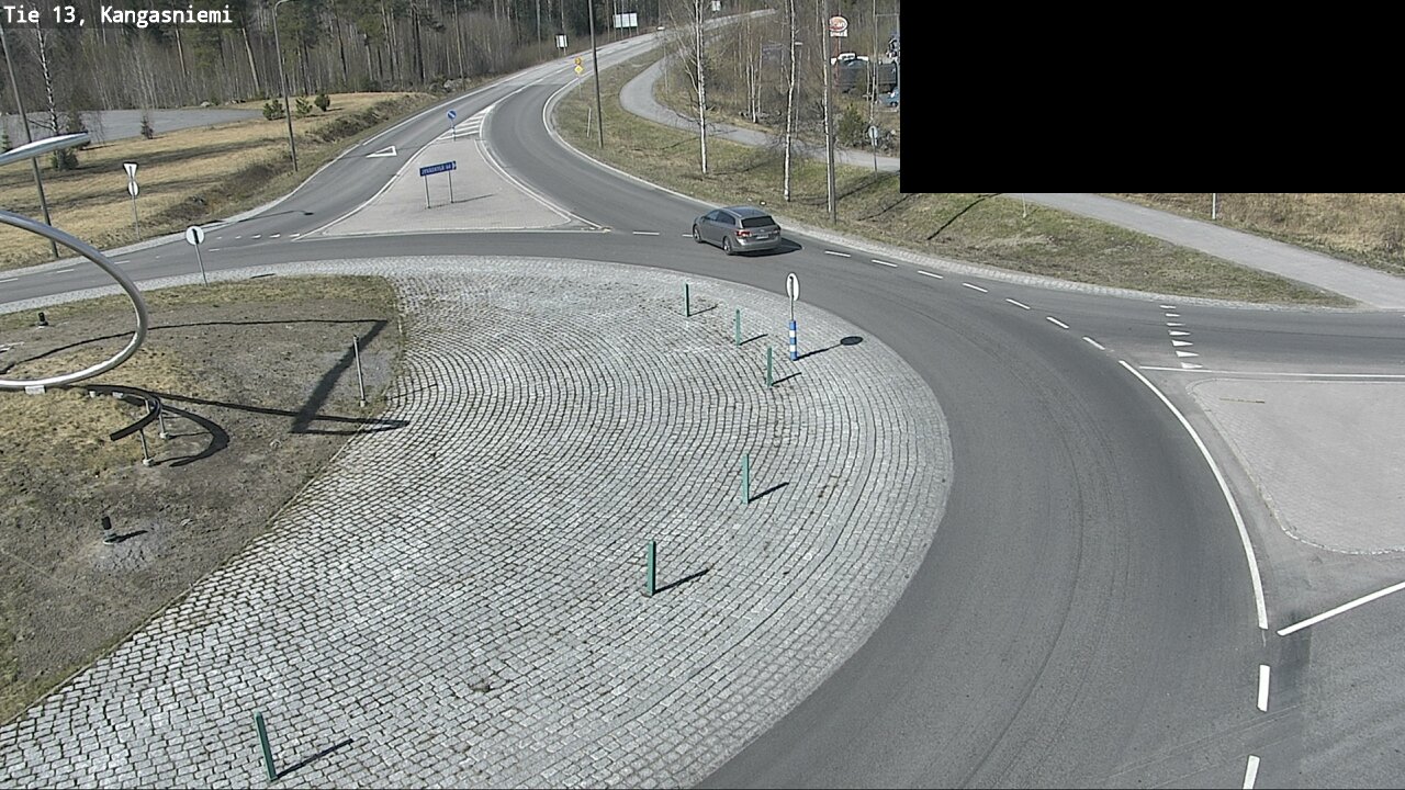 Weather Camera Image Väg 13 Kangasniemi, Kangasniemi, Etelä-Savo
