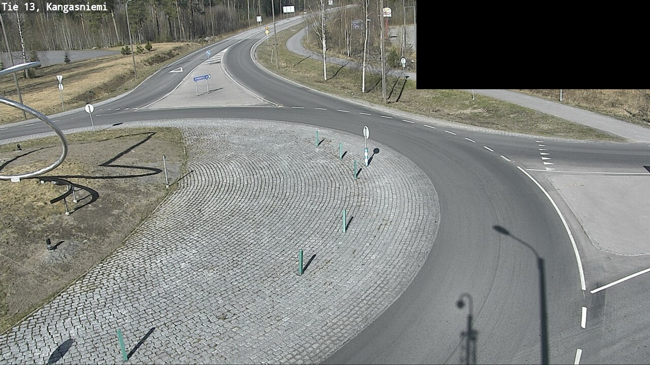 Weather Camera Image Väg 13 Kangasniemi, Kangasniemi, Etelä-Savo