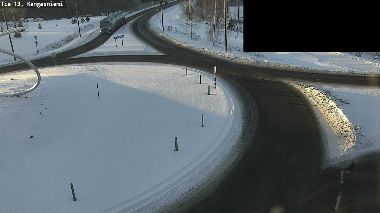 Weather Camera Image Väg 13 Kangasniemi, Kangasniemi, Etelä-Savo