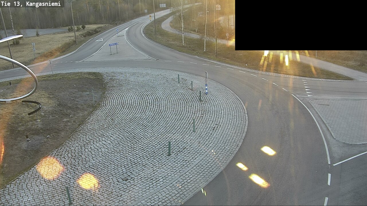 Weather Camera Image Väg 13 Kangasniemi, Kangasniemi, Etelä-Savo