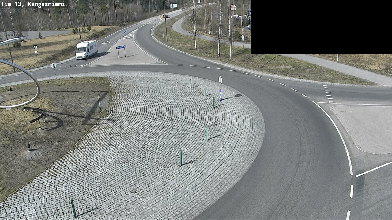 Weather Camera Image Väg 13 Kangasniemi, Kangasniemi, Etelä-Savo