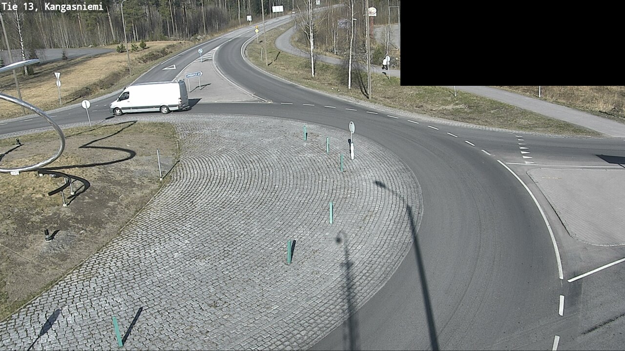 Weather Camera Image Väg 13 Kangasniemi, Kangasniemi, Etelä-Savo