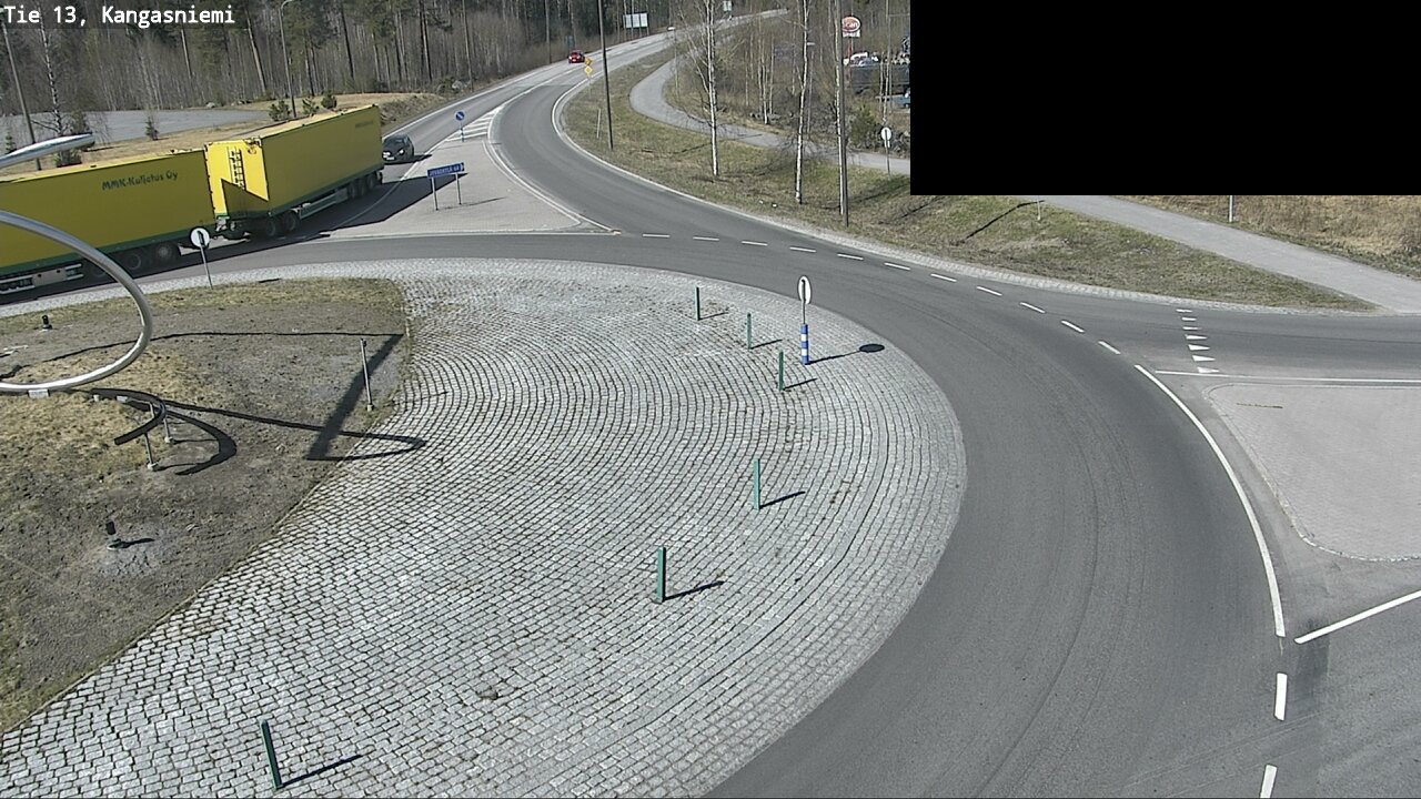 Weather Camera Image Väg 13 Kangasniemi, Kangasniemi, Etelä-Savo