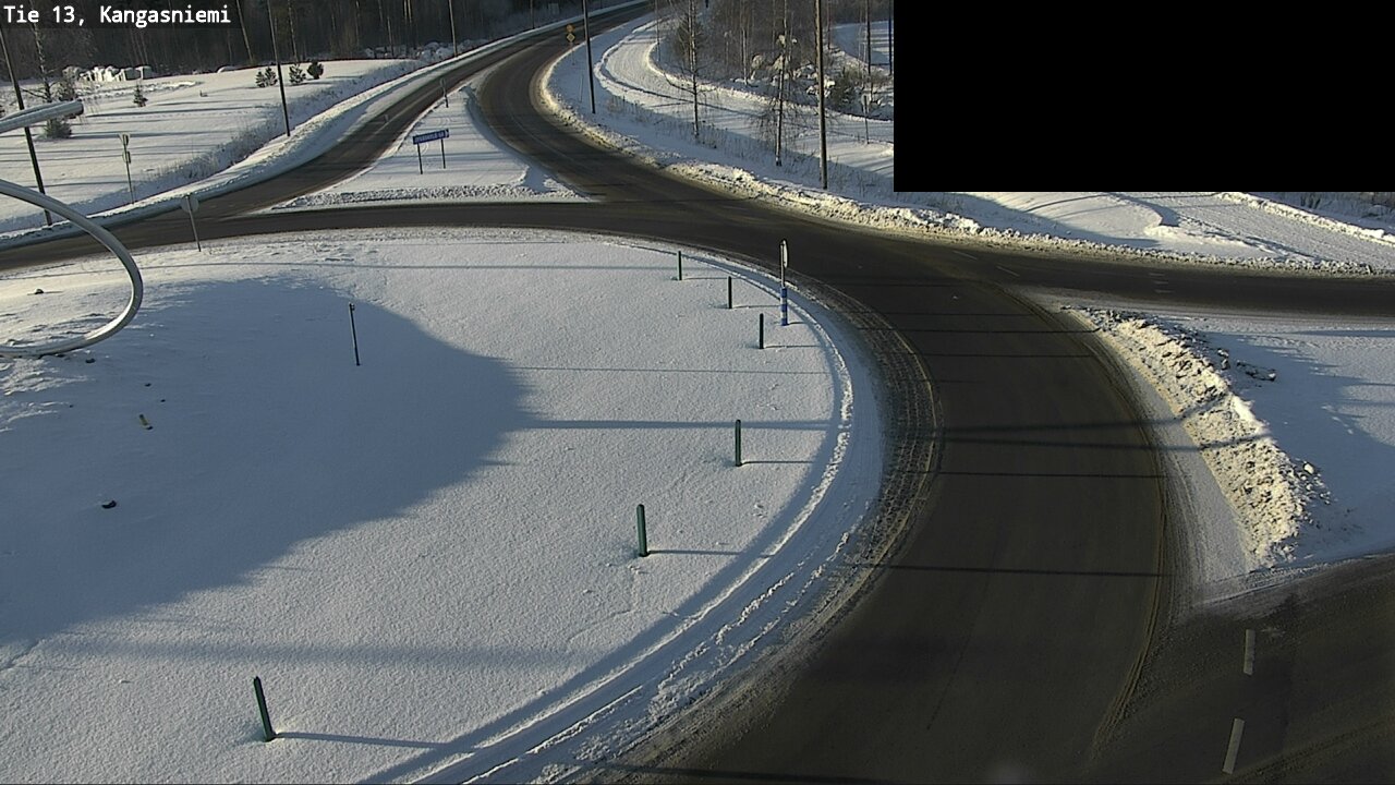 Weather Camera Image Väg 13 Kangasniemi, Kangasniemi, Etelä-Savo