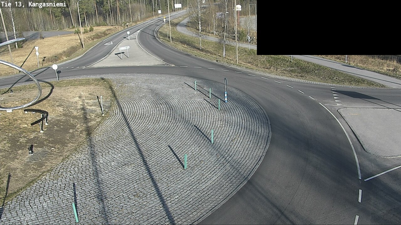 Weather Camera Image Väg 13 Kangasniemi, Kangasniemi, Etelä-Savo
