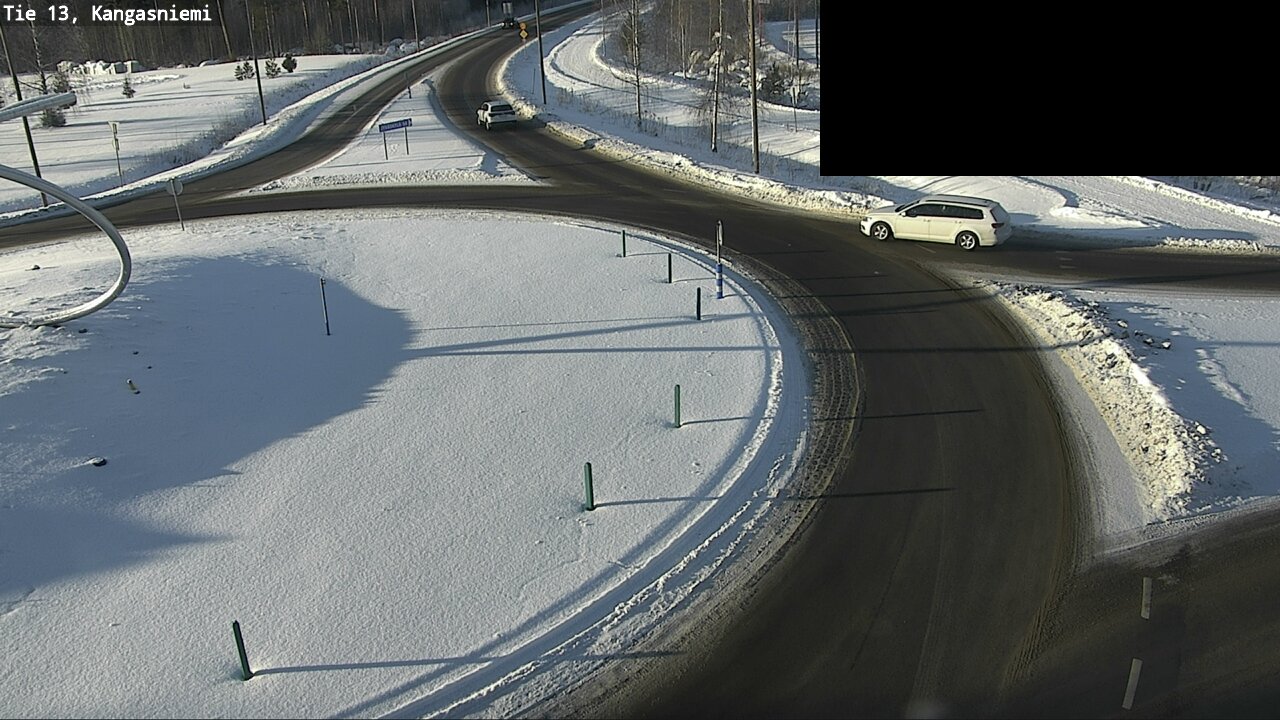 Weather Camera Image Road 13 Kangasniemi, Kangasniemi, Etelä-Savo