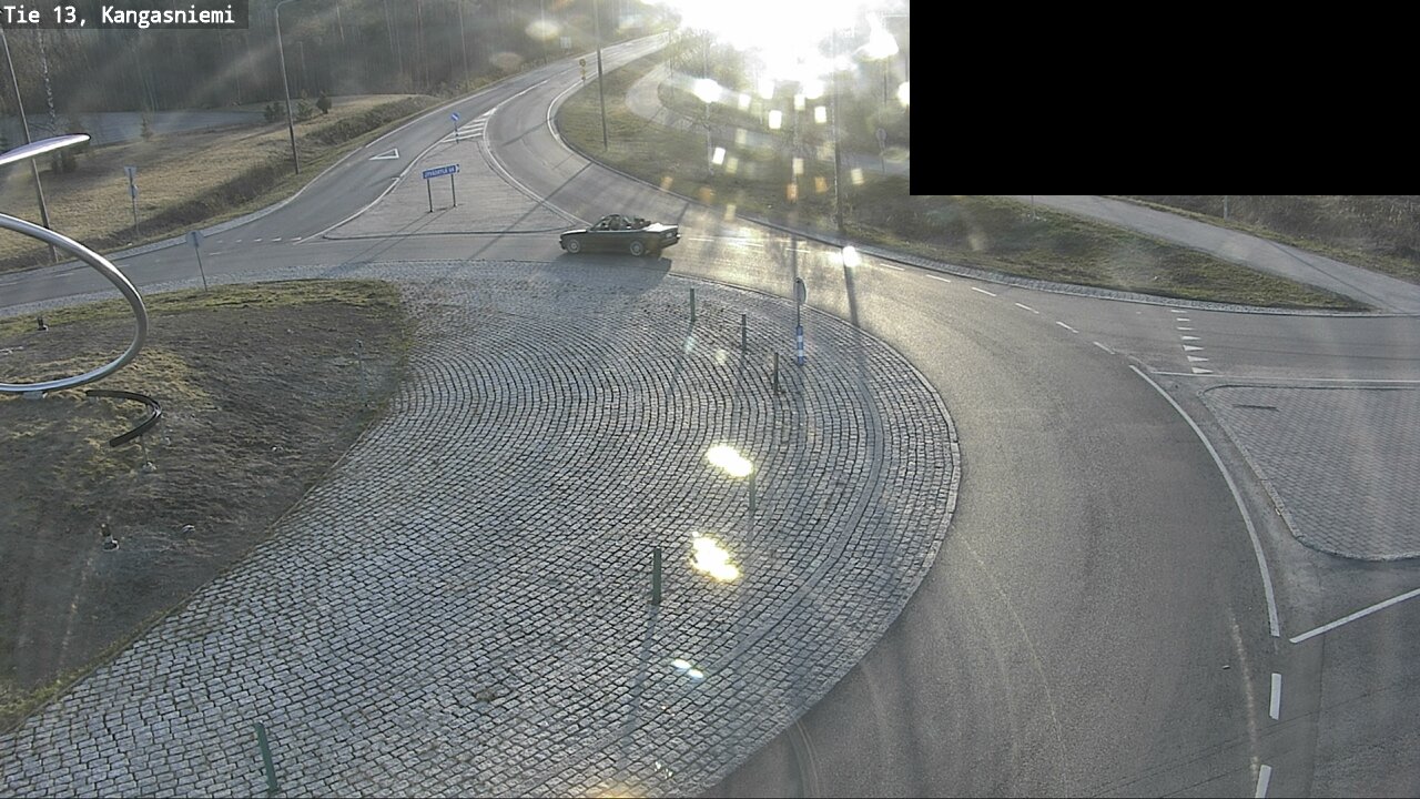 Weather Camera Image Väg 13 Kangasniemi, Kangasniemi, Etelä-Savo