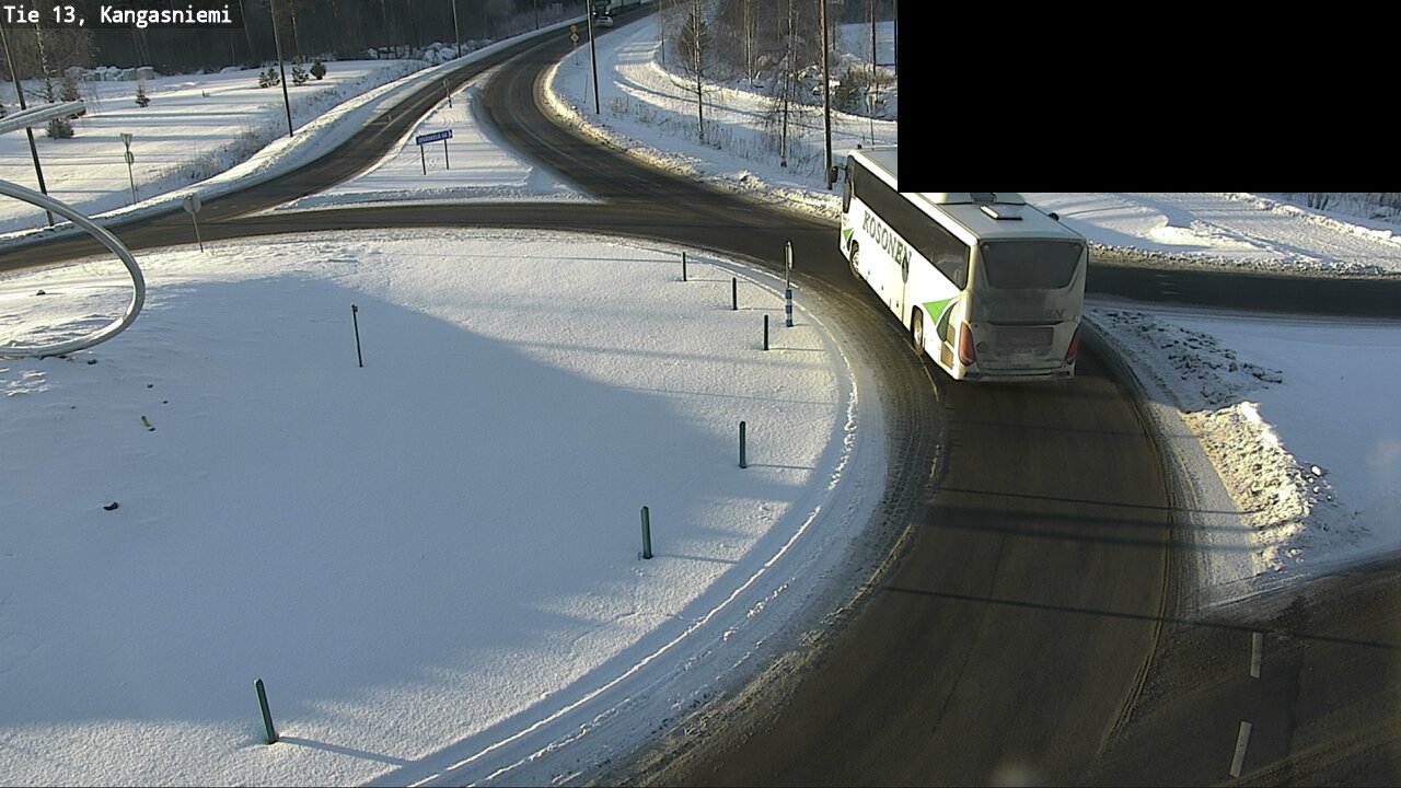 Weather Camera Image Väg 13 Kangasniemi, Kangasniemi, Etelä-Savo