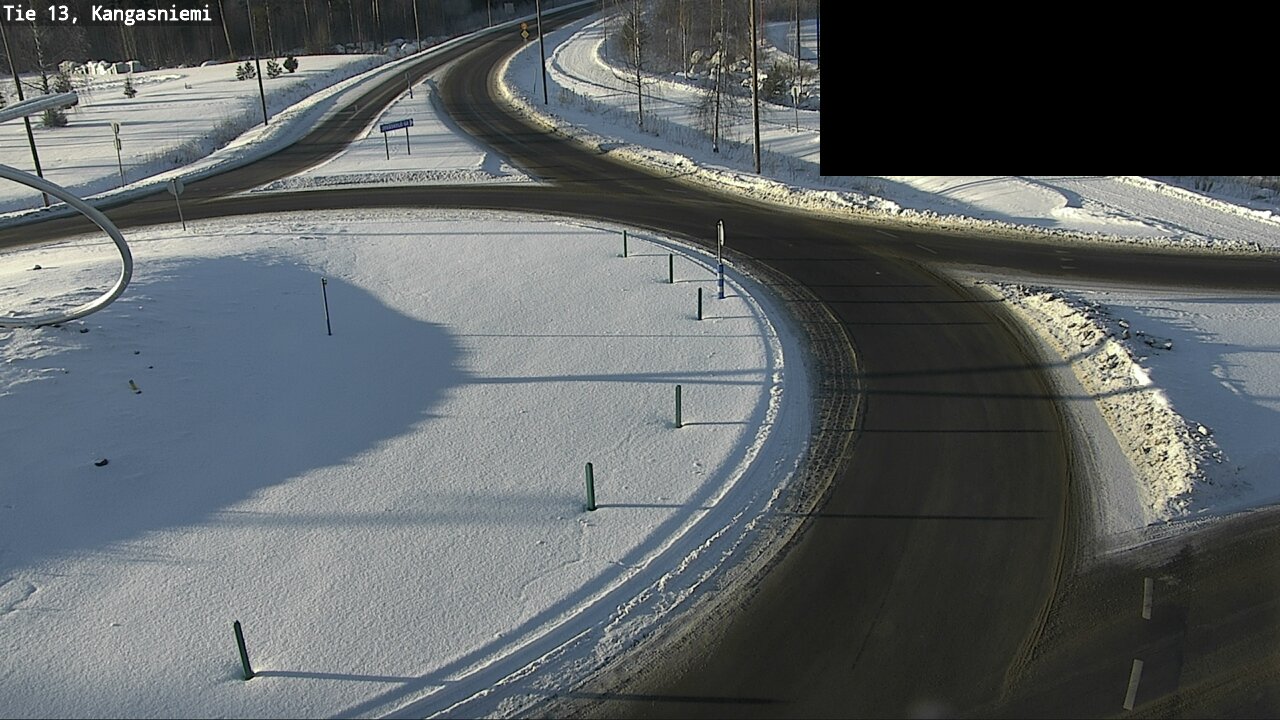 Weather Camera Image Väg 13 Kangasniemi, Kangasniemi, Etelä-Savo
