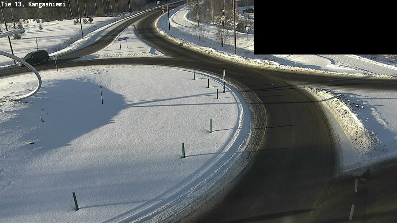 Weather Camera Image Road 13 Kangasniemi, Kangasniemi, Etelä-Savo