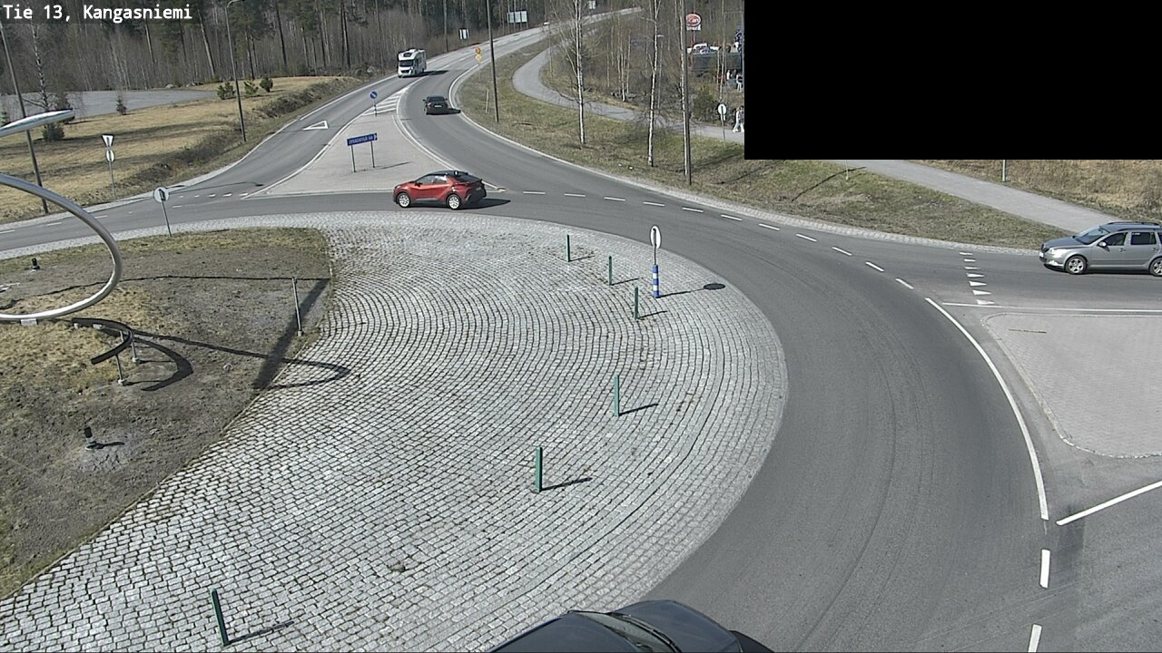 Weather Camera Image Väg 13 Kangasniemi, Kangasniemi, Etelä-Savo