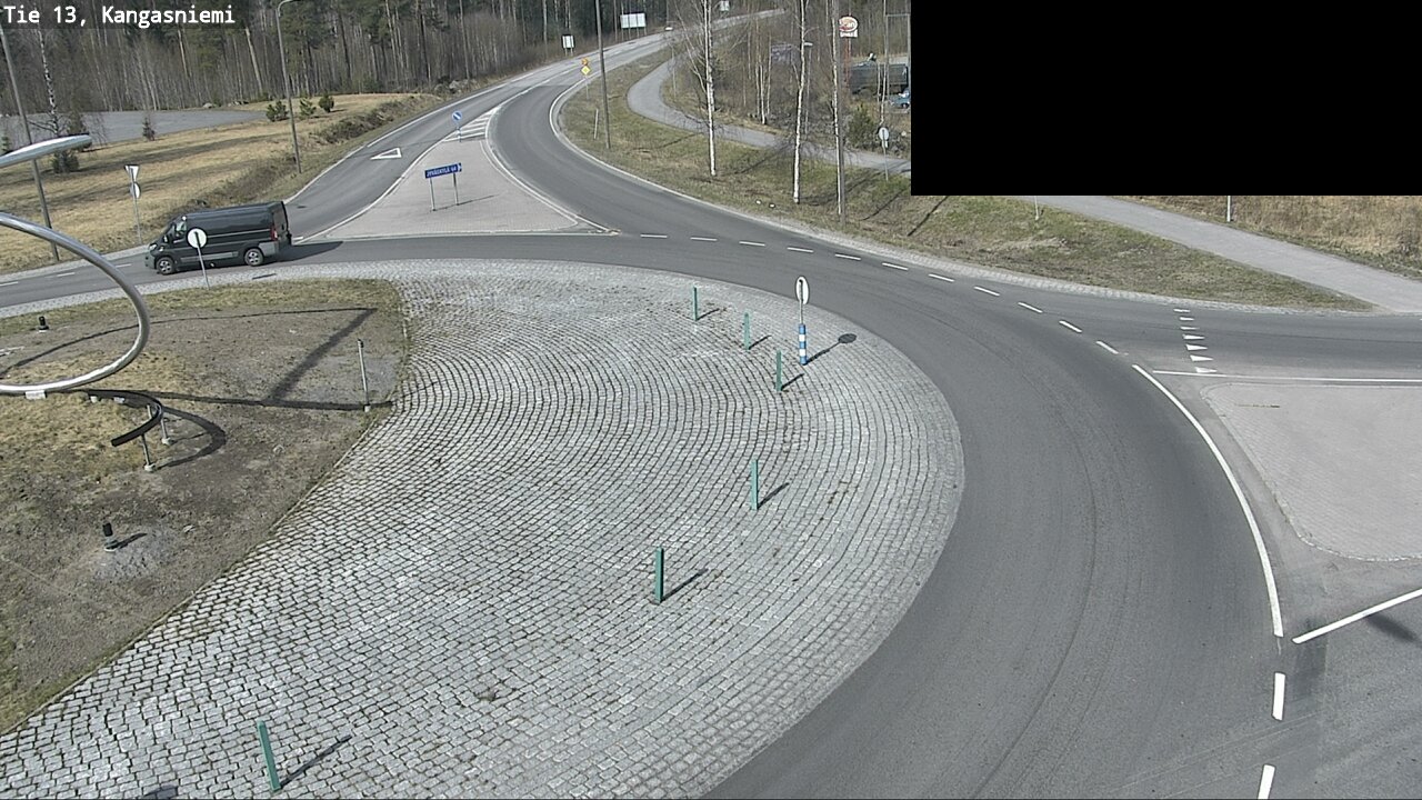 Weather Camera Image Väg 13 Kangasniemi, Kangasniemi, Etelä-Savo