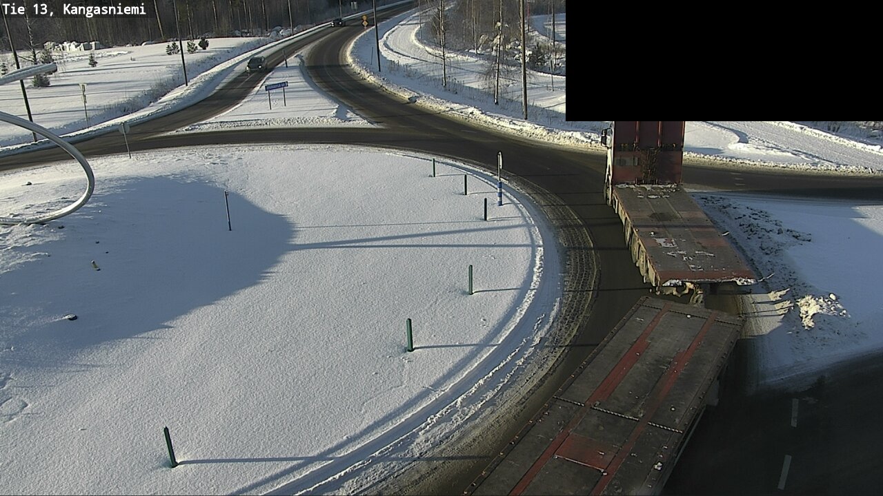 Weather Camera Image Road 13 Kangasniemi, Kangasniemi, Etelä-Savo