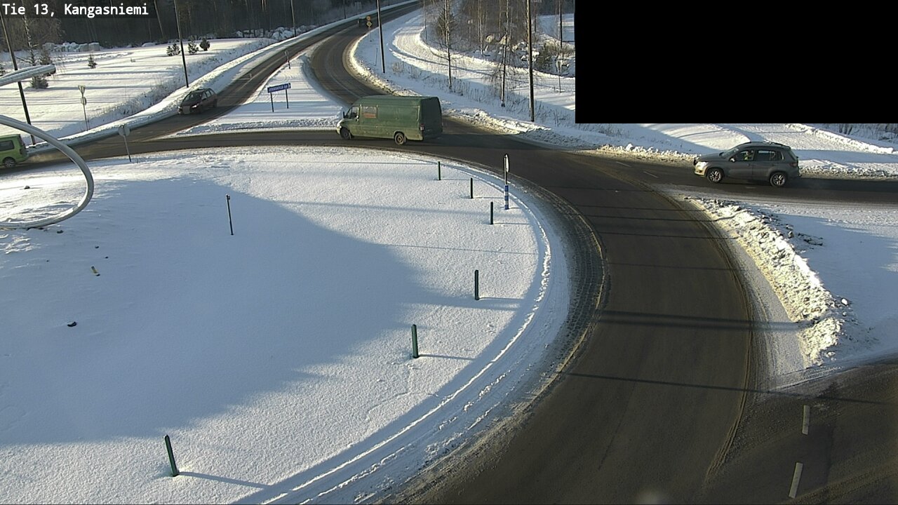 Weather Camera Image Väg 13 Kangasniemi, Kangasniemi, Etelä-Savo