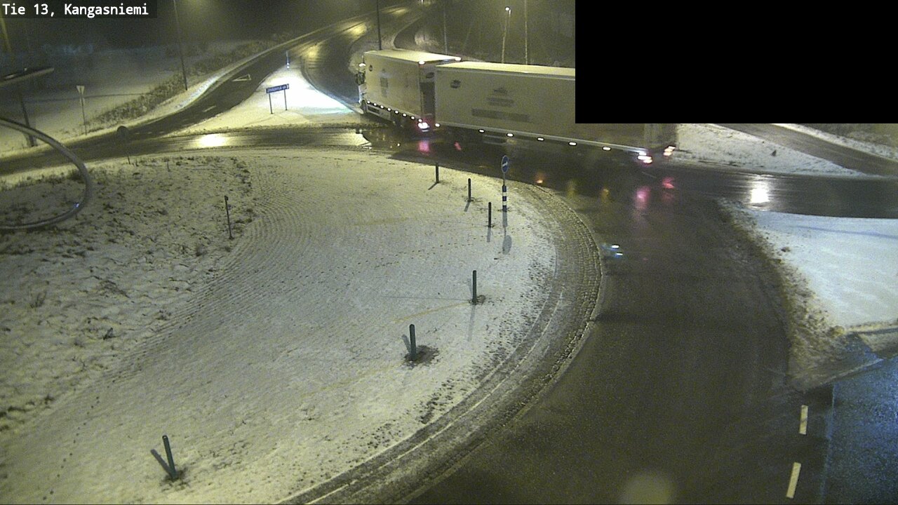 Weather Camera Image Väg 13 Kangasniemi, Kangasniemi, Etelä-Savo