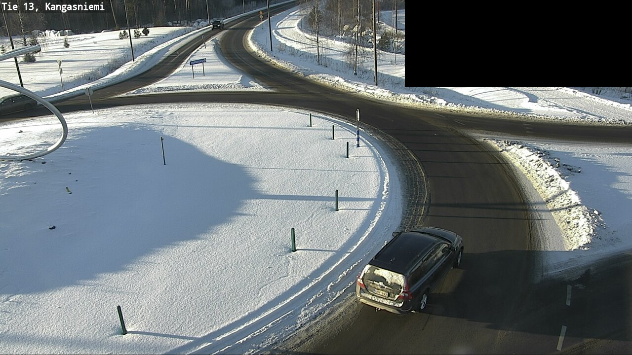 Weather Camera Image Väg 13 Kangasniemi, Kangasniemi, Etelä-Savo
