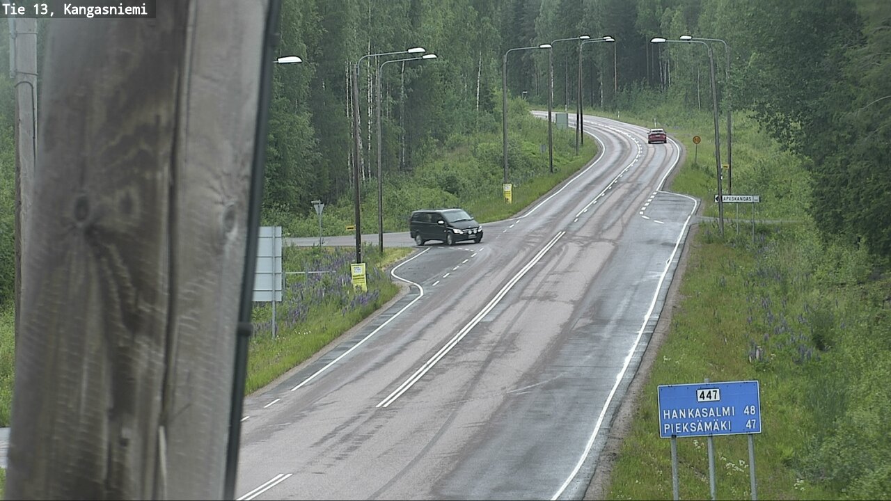 Weather Camera Image Väg 13 Kangasniemi, Kangasniemi, Etelä-Savo