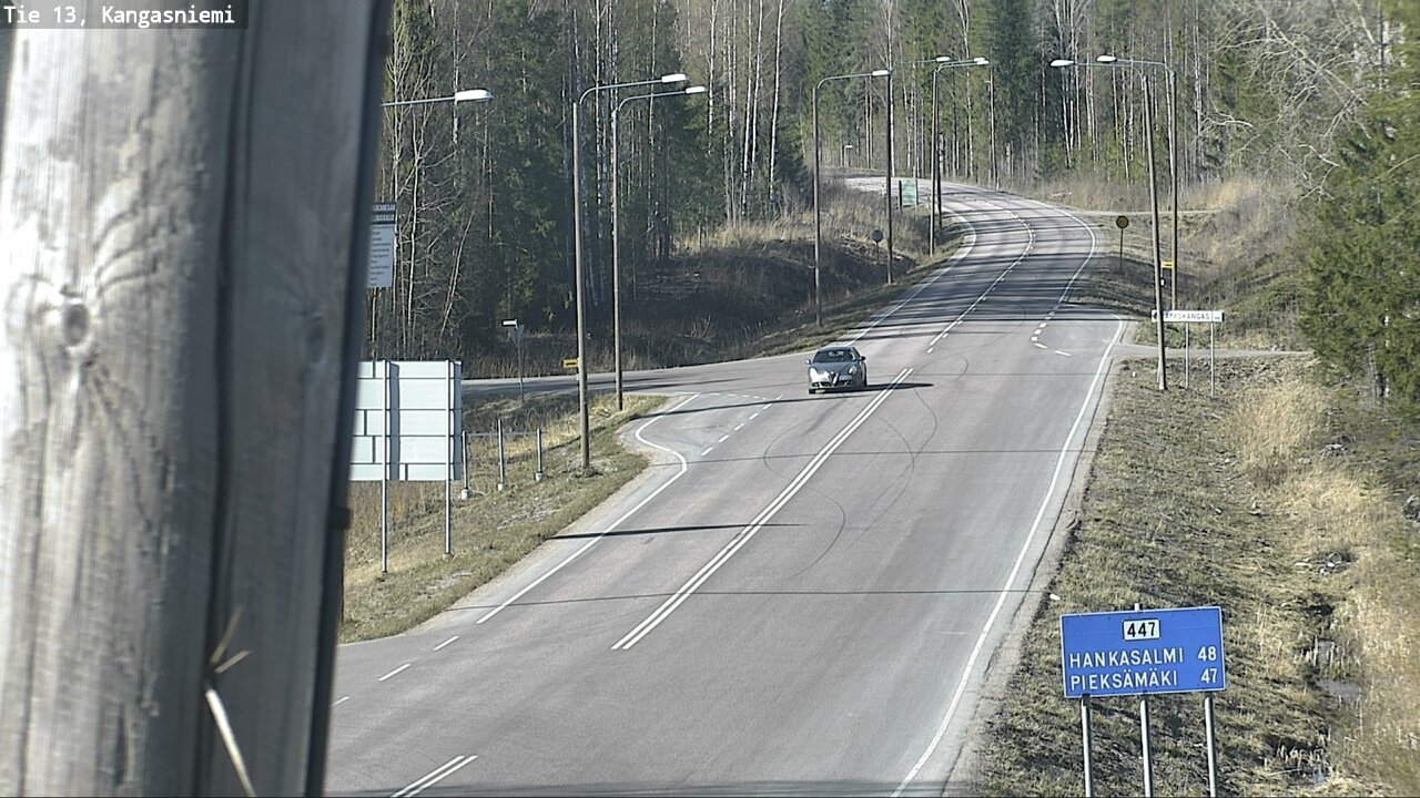 Weather Camera Image Väg 13 Kangasniemi, Kangasniemi, Etelä-Savo