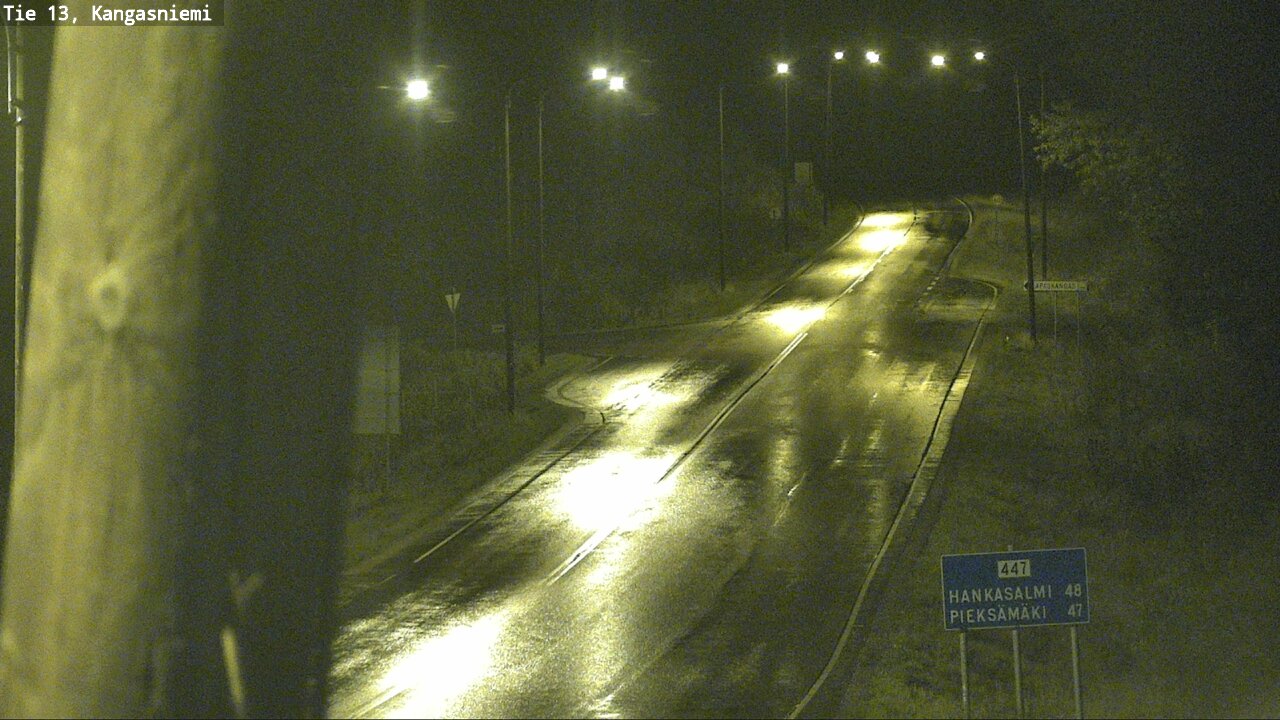 Weather Camera Image Road 13 Kangasniemi, Kangasniemi, Etelä-Savo