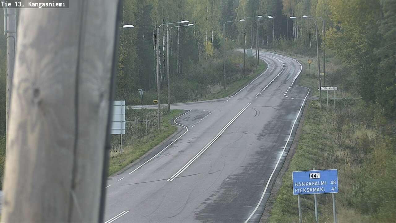 Weather Camera Image Road 13 Kangasniemi, Kangasniemi, Etelä-Savo