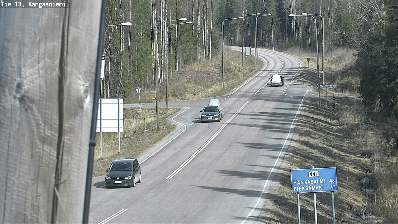 Weather Camera Image Väg 13 Kangasniemi, Kangasniemi, Etelä-Savo