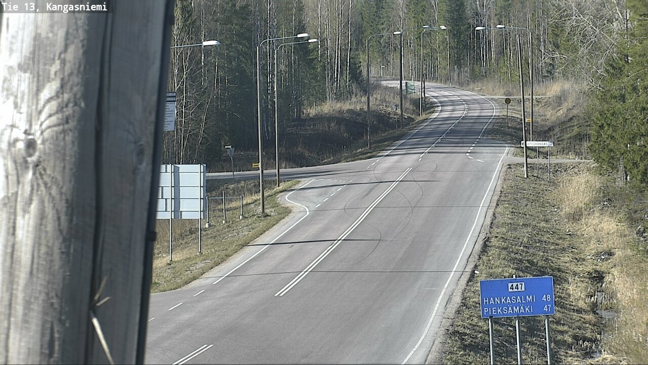 Weather Camera Image Väg 13 Kangasniemi, Kangasniemi, Etelä-Savo