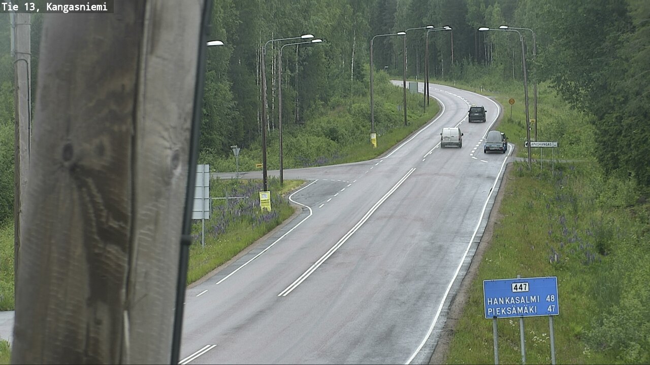 Weather Camera Image Väg 13 Kangasniemi, Kangasniemi, Etelä-Savo