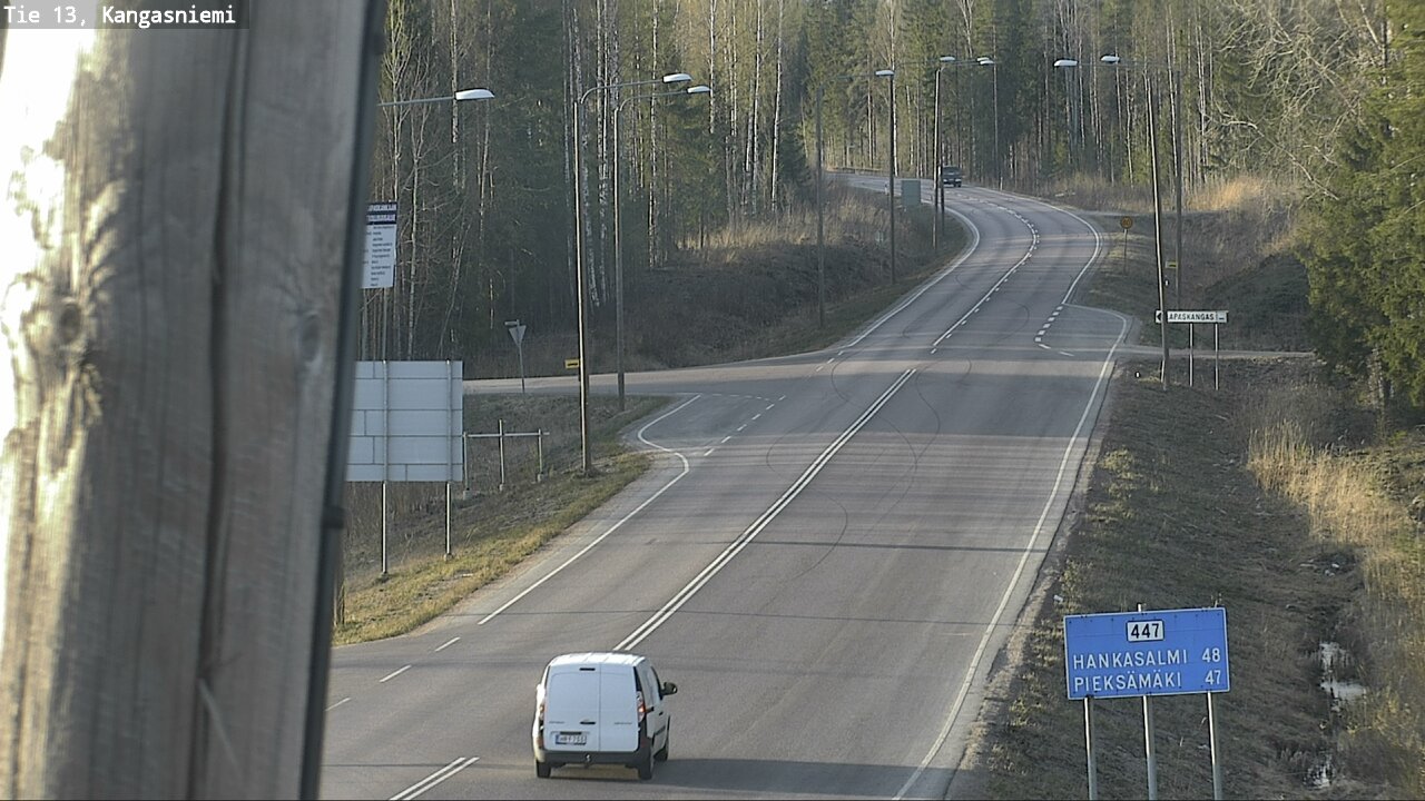 Weather Camera Image Väg 13 Kangasniemi, Kangasniemi, Etelä-Savo