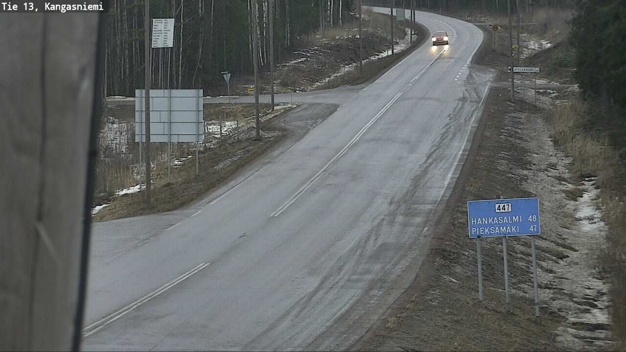 Weather Camera Image Väg 13 Kangasniemi, Kangasniemi, Etelä-Savo