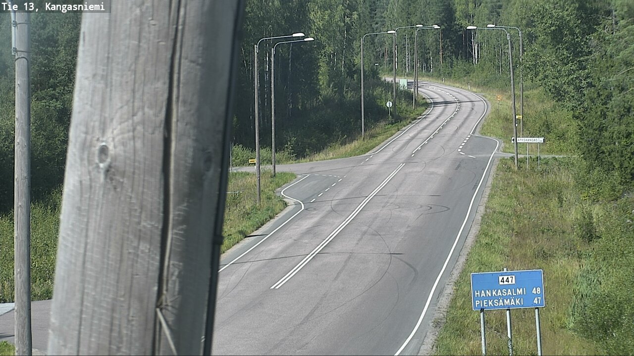 Weather Camera Image Väg 13 Kangasniemi, Kangasniemi, Etelä-Savo