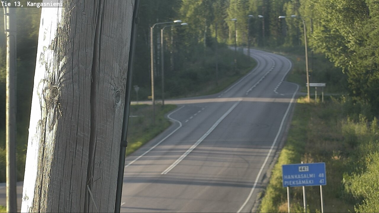 Weather Camera Image Väg 13 Kangasniemi, Kangasniemi, Etelä-Savo