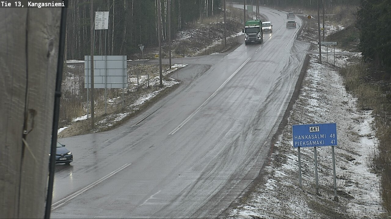 Weather Camera Image Väg 13 Kangasniemi, Kangasniemi, Etelä-Savo