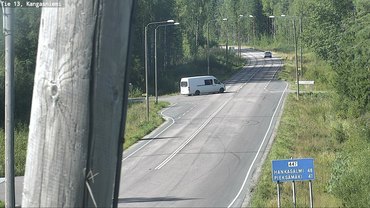 Weather Camera Image Väg 13 Kangasniemi, Kangasniemi, Etelä-Savo