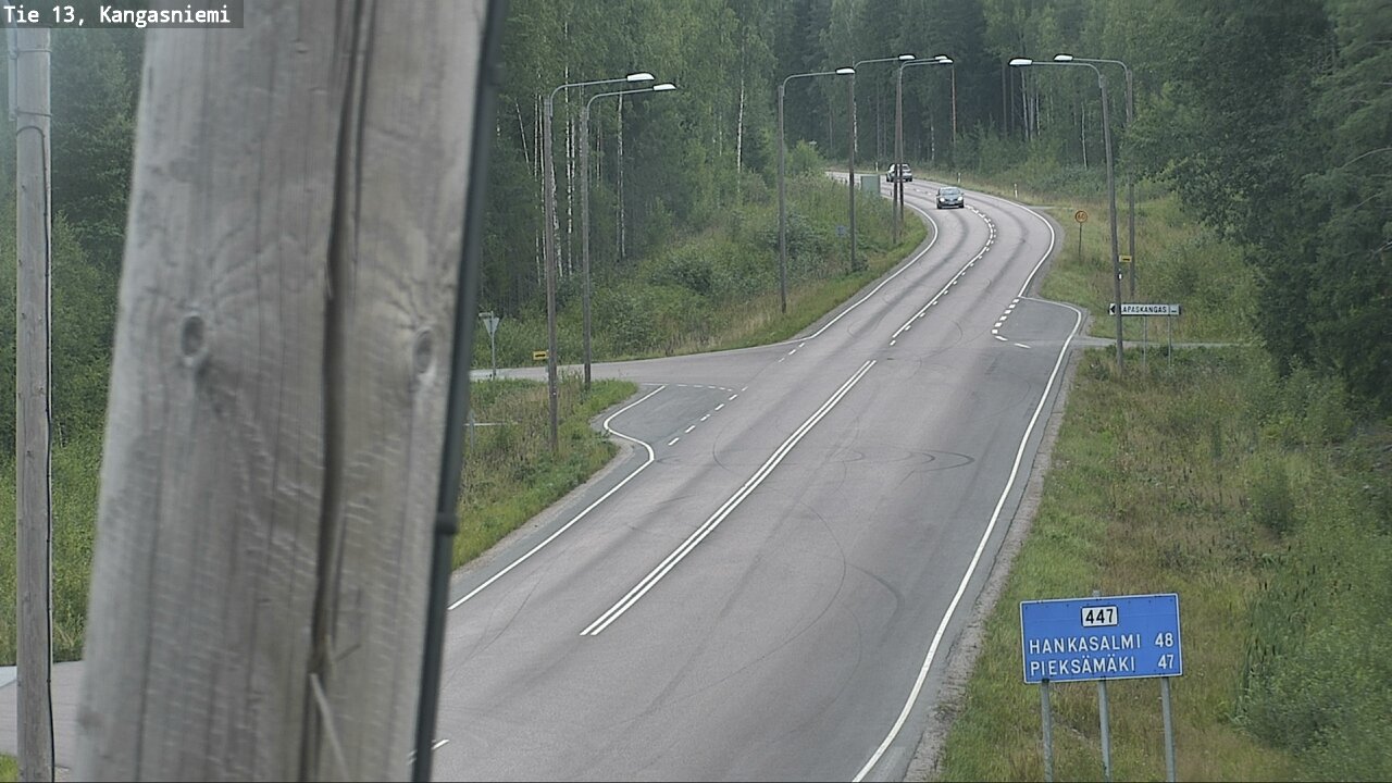 Weather Camera Image Väg 13 Kangasniemi, Kangasniemi, Etelä-Savo