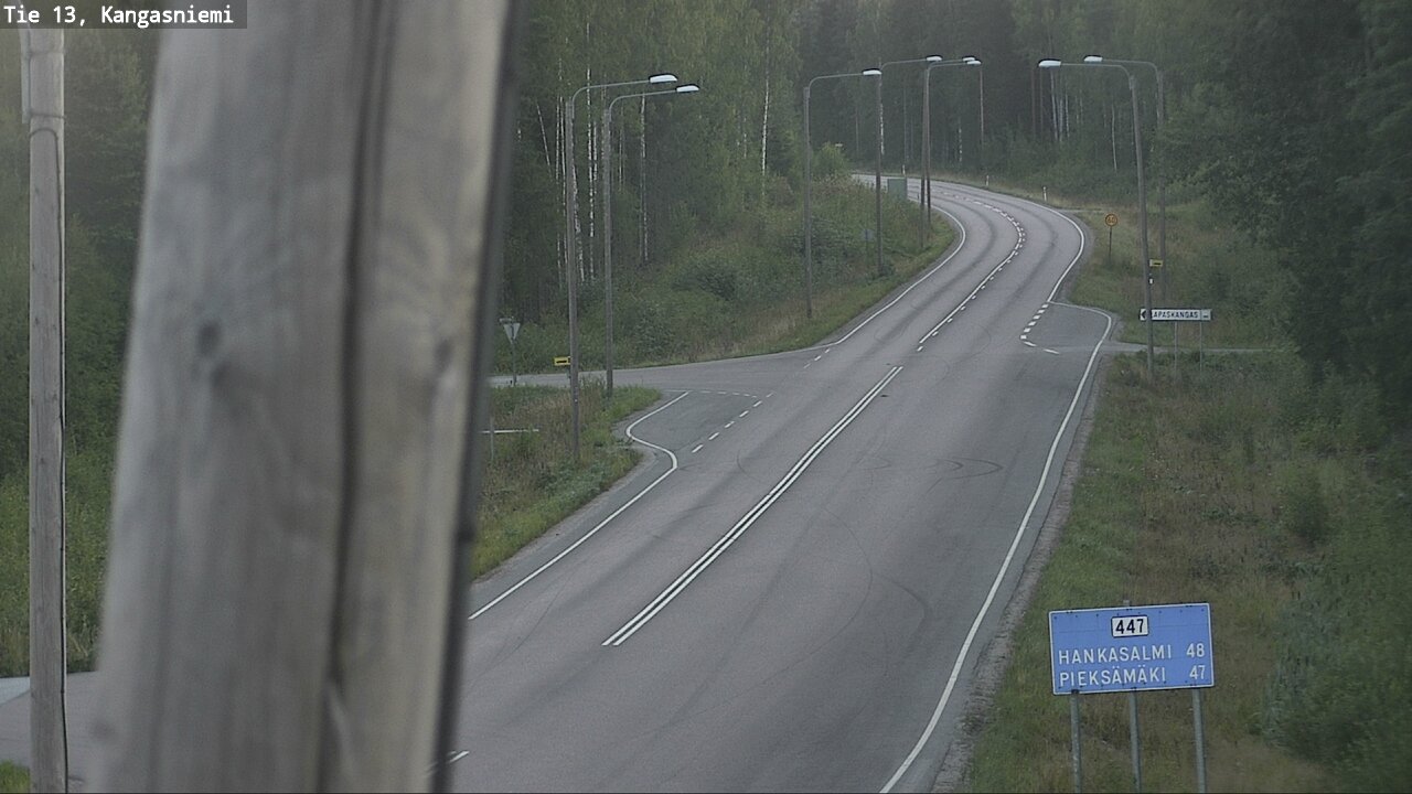 Weather Camera Image Väg 13 Kangasniemi, Kangasniemi, Etelä-Savo