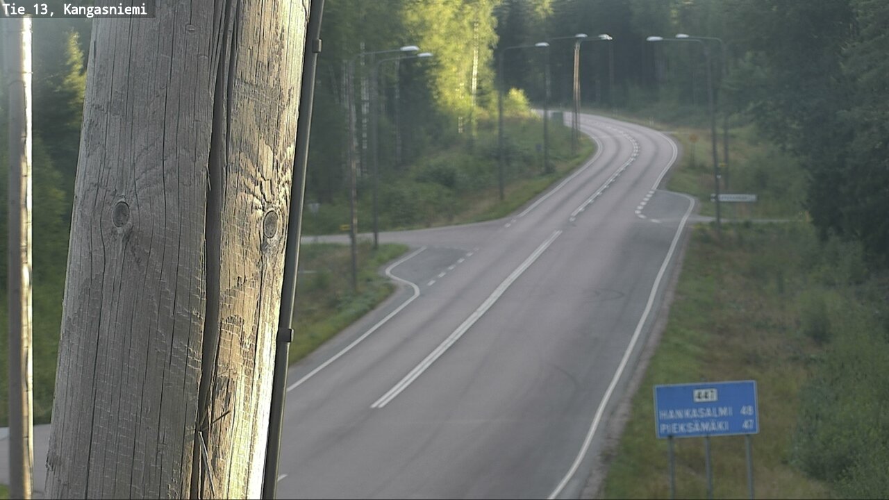 Weather Camera Image Väg 13 Kangasniemi, Kangasniemi, Etelä-Savo