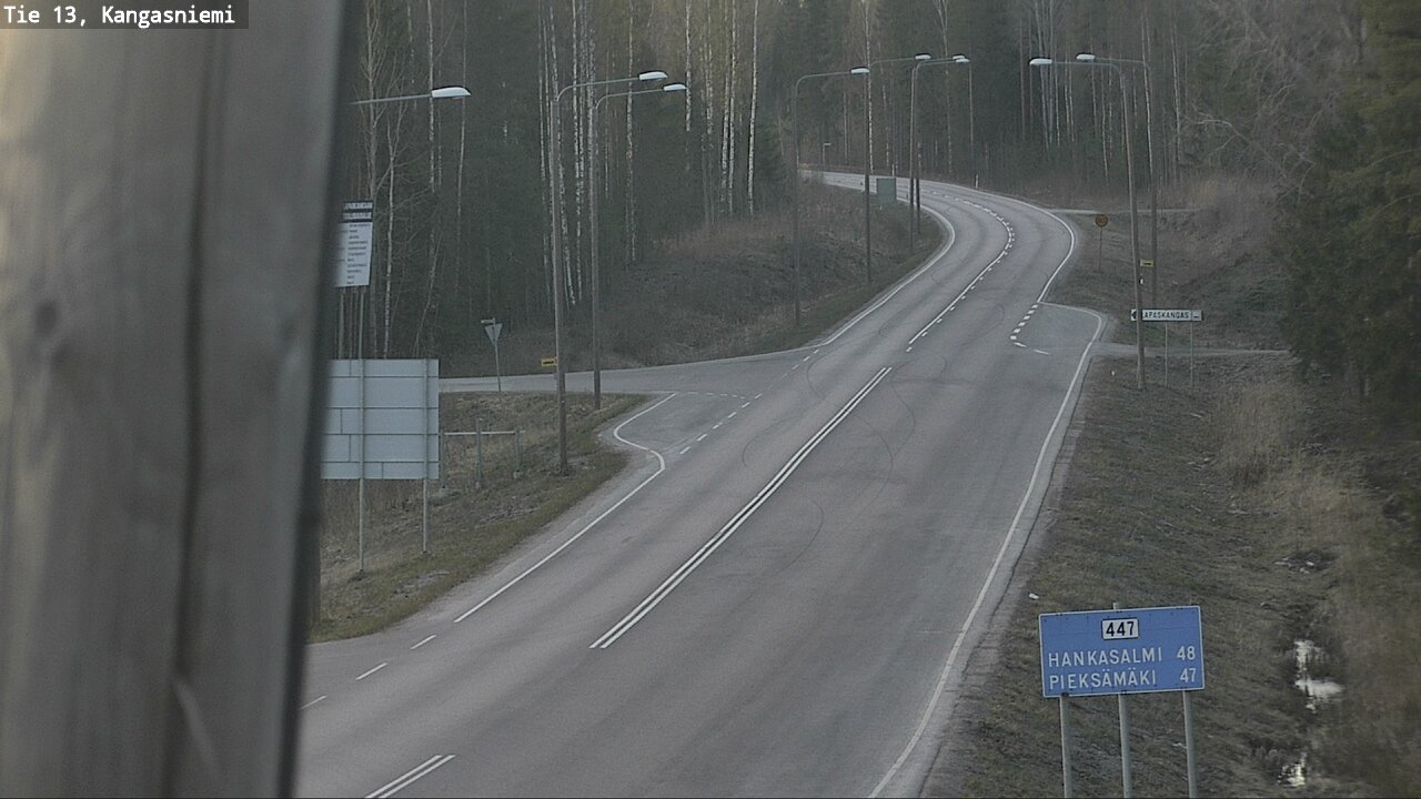 Weather Camera Image Väg 13 Kangasniemi, Kangasniemi, Etelä-Savo