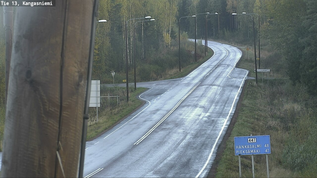 Weather Camera Image Road 13 Kangasniemi, Kangasniemi, Etelä-Savo