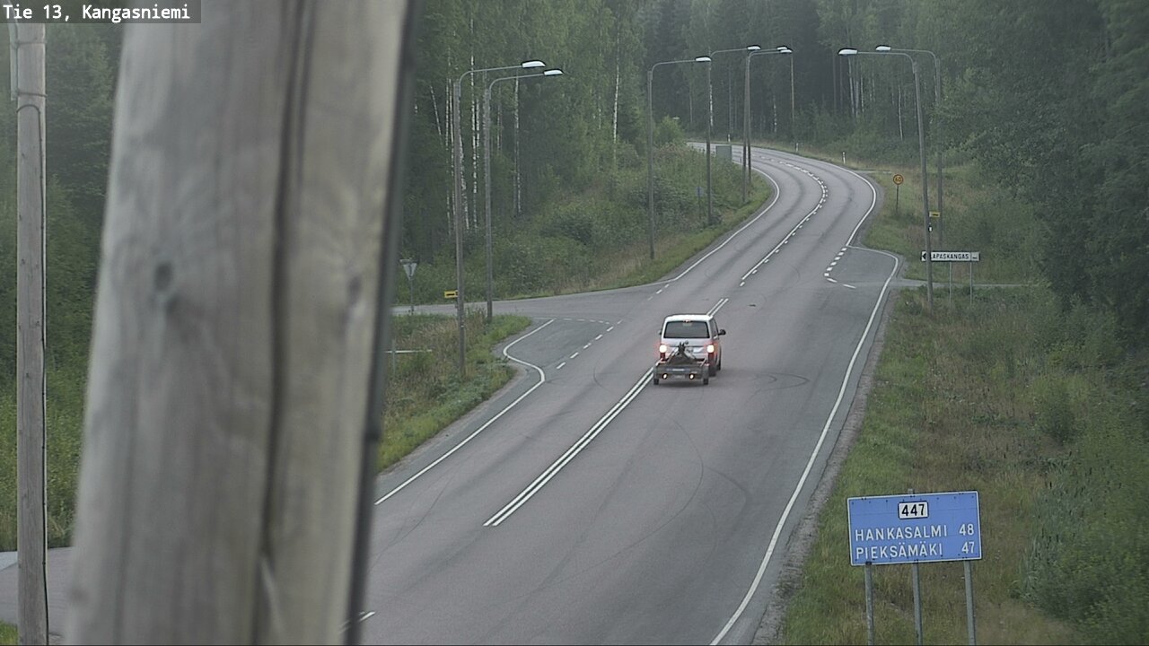 Weather Camera Image Väg 13 Kangasniemi, Kangasniemi, Etelä-Savo