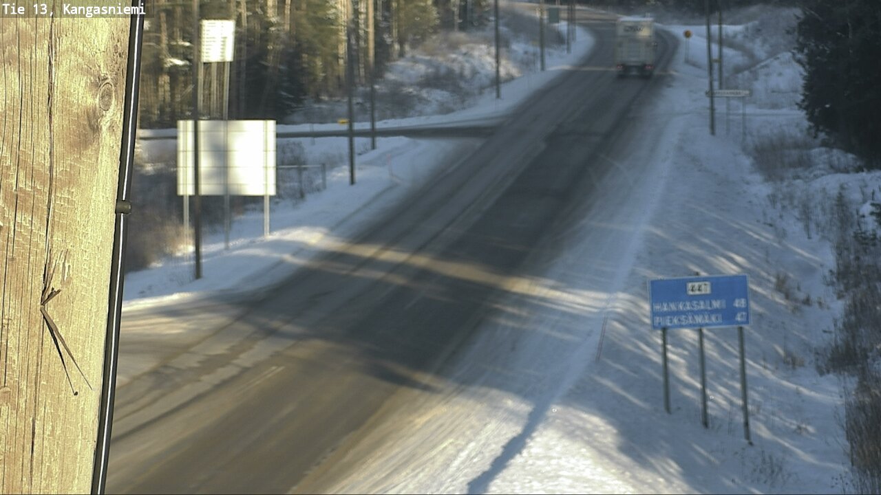 Weather Camera Image Road 13 Kangasniemi, Kangasniemi, Etelä-Savo