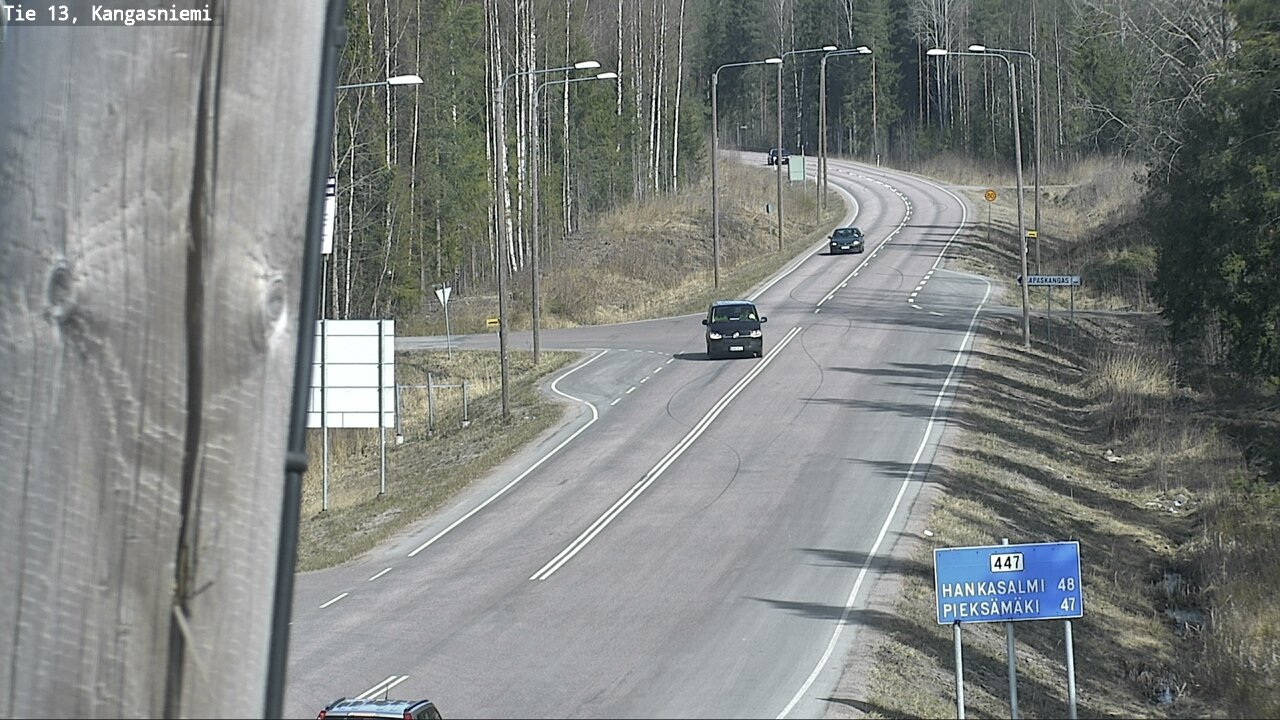 Weather Camera Image Väg 13 Kangasniemi, Kangasniemi, Etelä-Savo