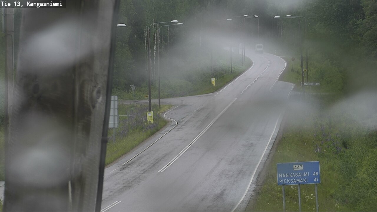 Weather Camera Image Väg 13 Kangasniemi, Kangasniemi, Etelä-Savo