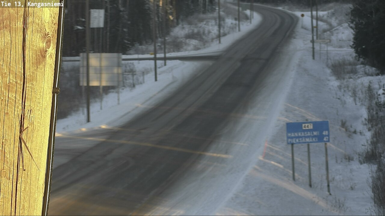 Weather Camera Image Road 13 Kangasniemi, Kangasniemi, Etelä-Savo