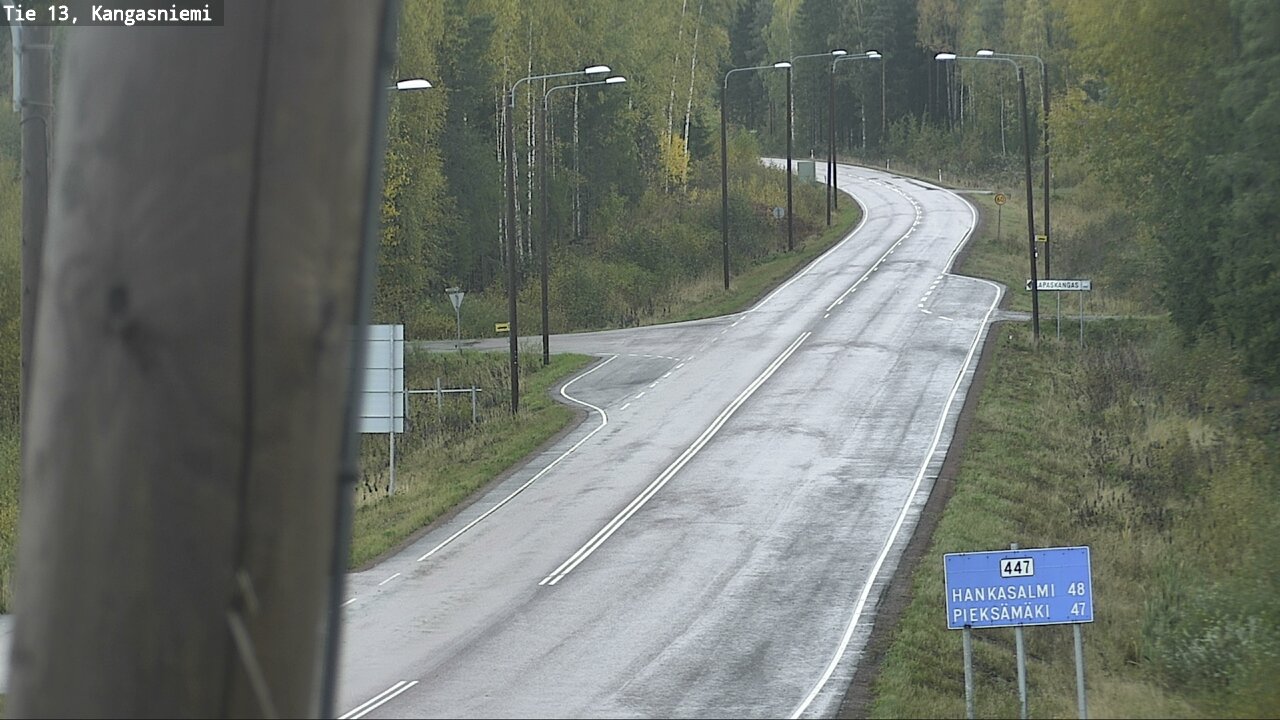 Weather Camera Image Road 13 Kangasniemi, Kangasniemi, Etelä-Savo