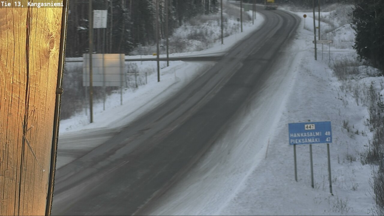 Weather Camera Image Road 13 Kangasniemi, Kangasniemi, Etelä-Savo