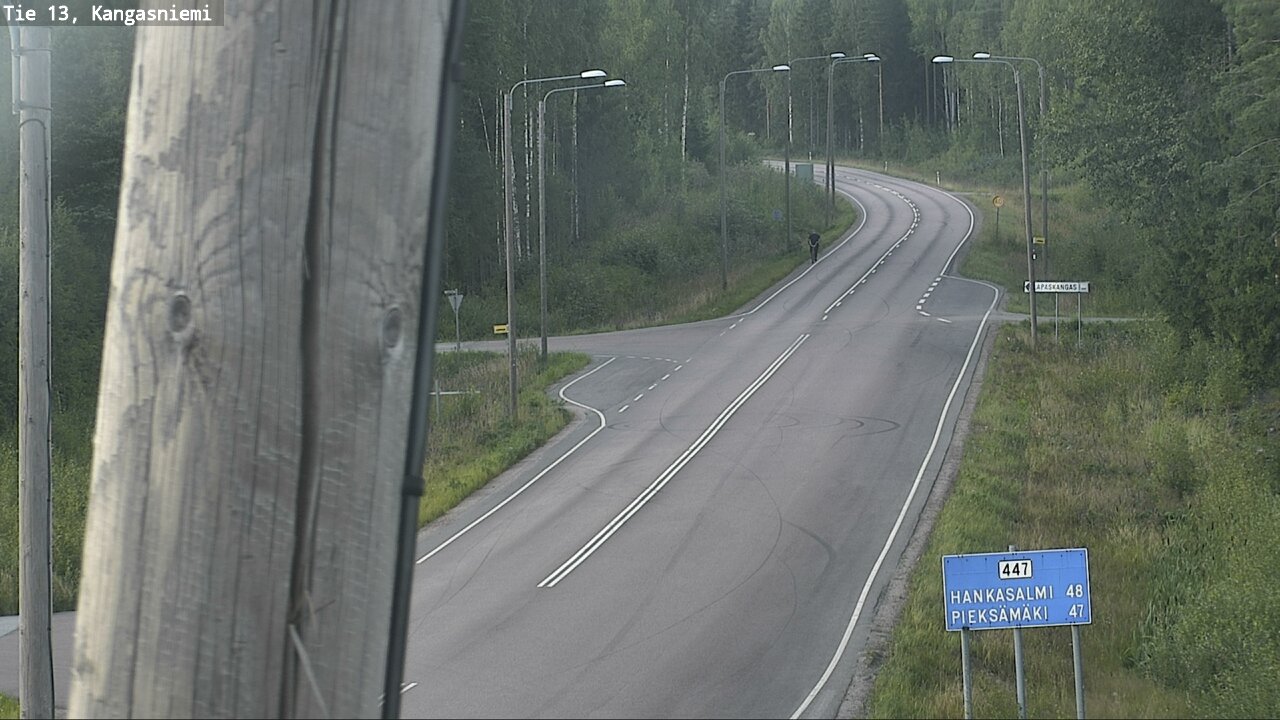 Weather Camera Image Väg 13 Kangasniemi, Kangasniemi, Etelä-Savo