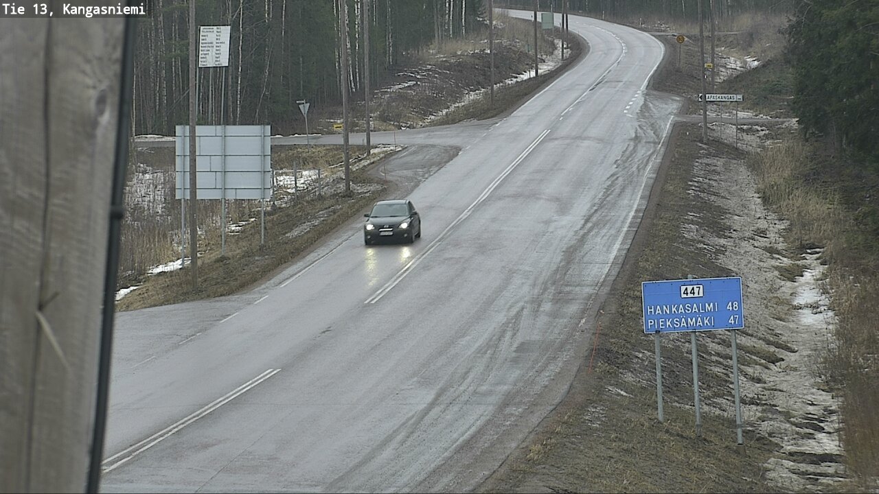 Weather Camera Image Väg 13 Kangasniemi, Kangasniemi, Etelä-Savo
