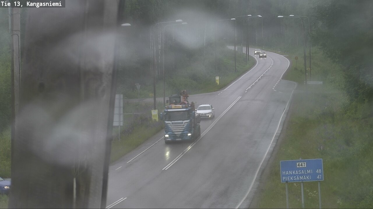 Weather Camera Image Väg 13 Kangasniemi, Kangasniemi, Etelä-Savo