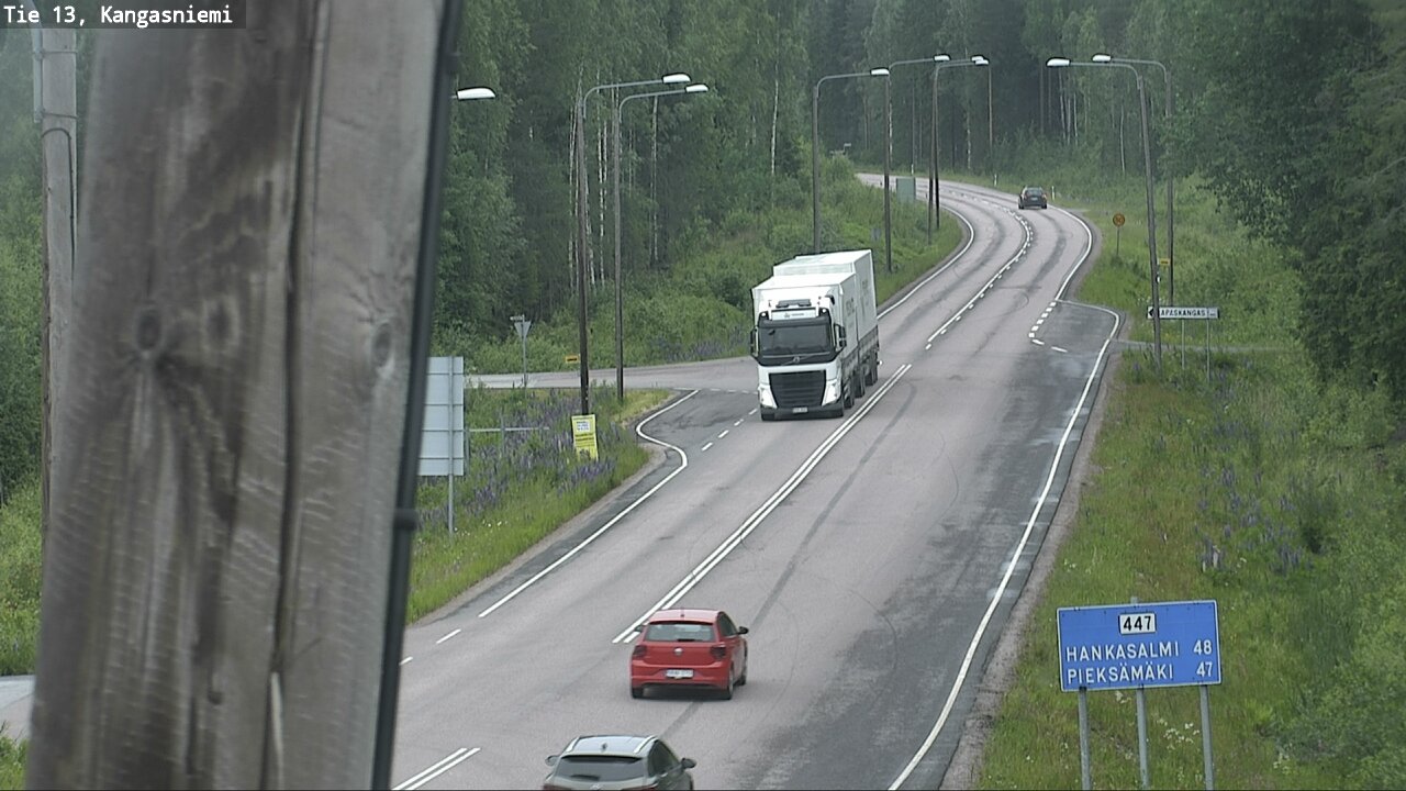 Weather Camera Image Väg 13 Kangasniemi, Kangasniemi, Etelä-Savo
